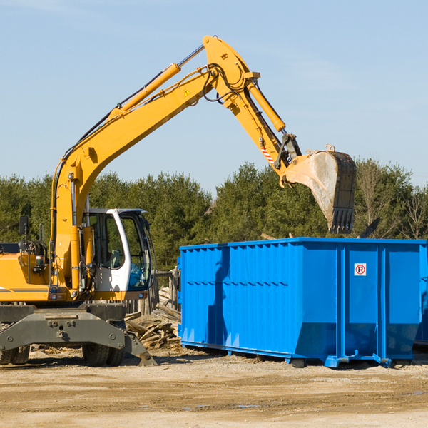 what are the rental fees for a residential dumpster in Max